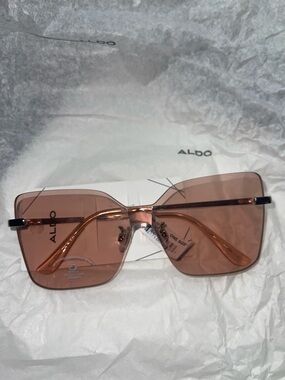 Aldo Women's Square Sunglasses in Rose Pink